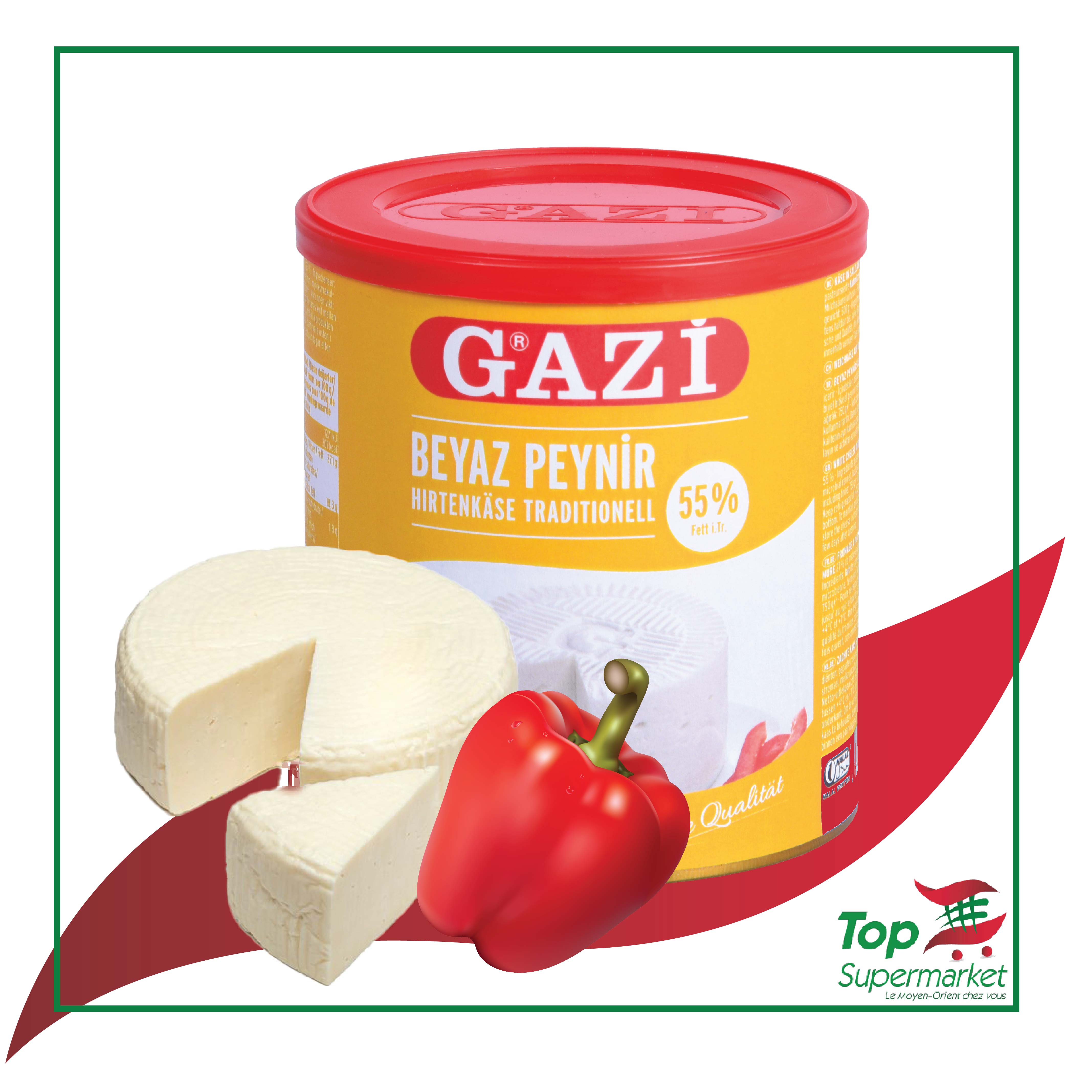 Gazi Fromage 55% 500gr